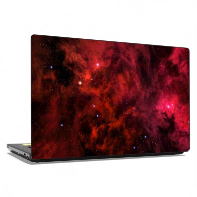 Наклейка на ноутбук - Dark pink space Наклейка на ноутбук - Dark pink space