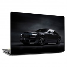 Наклейка на ноутбук - Grey Rolls Royce side