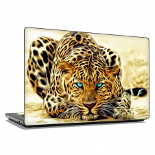 Наклейка на ноутбук - Leopard painting