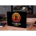 Наклейка на ноутбук - Time for pla Bitcoin Наклейка на ноутбук - Time for pla Bitcoin