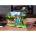 Наклейка на ноутбук - Minecraft walking with dog Наклейка на ноутбук - Minecraft walking with dog