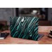 Наклейка на ноутбук - Black 3D stripes Наклейка на ноутбук - Black 3D stripes