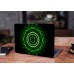 Наклейка на ноутбук - Green neon circle Наклейка на ноутбук - Green neon circle