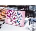 Наклейка на ноутбук - Pink Butterflies Наклейка на ноутбук - Pink Butterflies